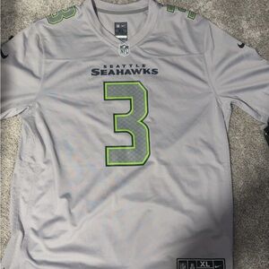 NFL Seattle Seahawks Gray and Green Jersey